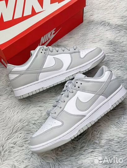 Кроссовки Nike dunk retro Grey Fog