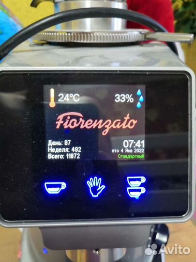 Кофемолка fiorenzato f64e