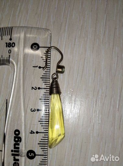 Серебряные серьги СССР
