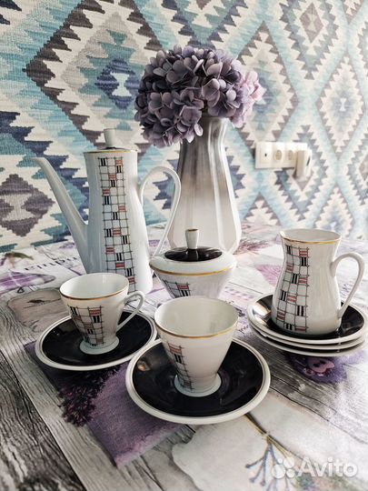 Кофейный сервиз (фарфор) Freiberger Porzellan