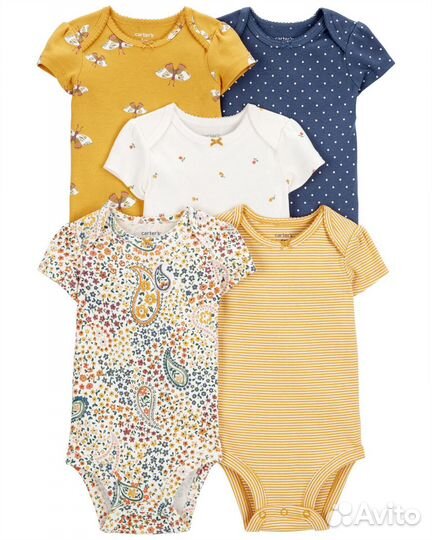 Боди для девочки Carters 68,74,80
