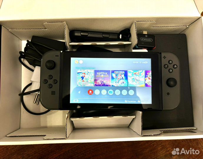 Nintendo Switch rev 1 прошитый