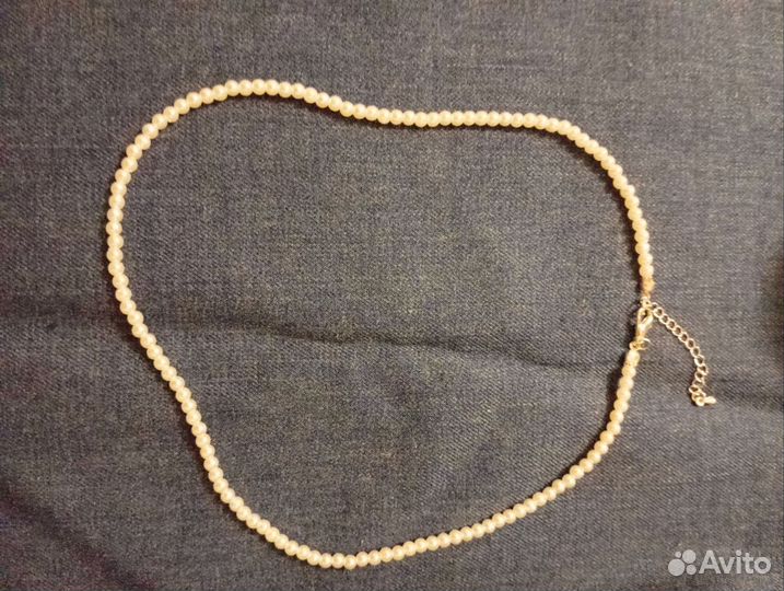 Бусы искусственный жемчуг