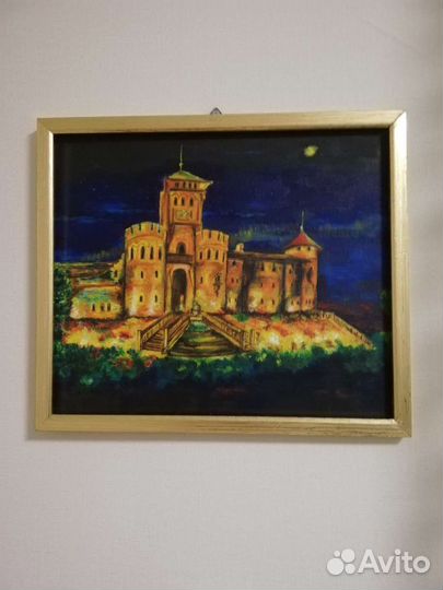 Картина маслом Замок Несельбек