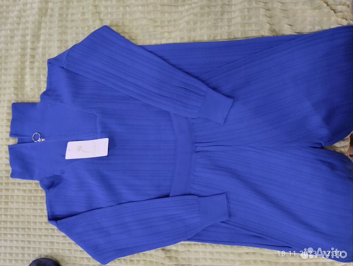 Костюм женский теплый вязаный