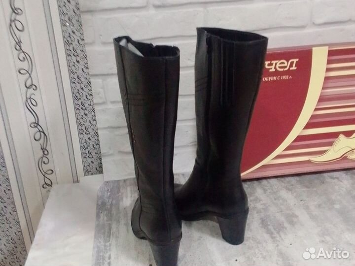 Сапоги женские зимние натуральная кожа 38р