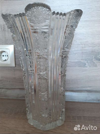 Ваза хрустальная СССР большая
