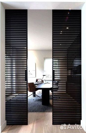 Реечная раздвижная дверь