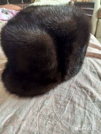 Норковая мужская шапка