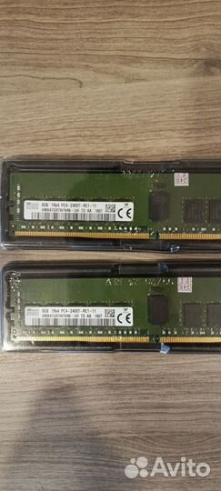 Серверная оперативная память ddr4 2x8gb 2400