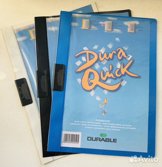 Папки с клипсами Durable Duraquick