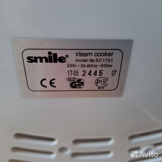 Пароварка Smile SC1701