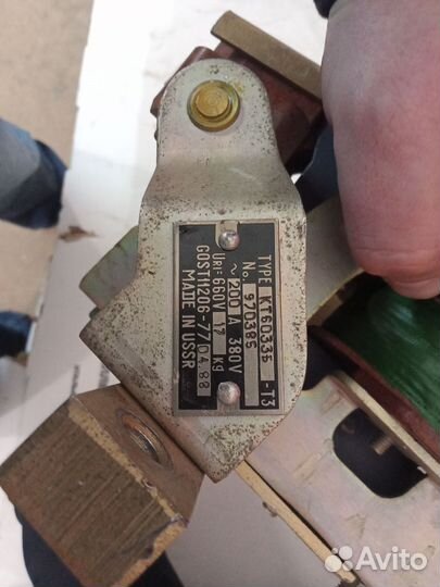 Кт 6033б контактор