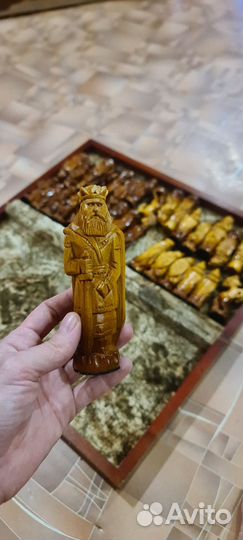 Шахматы большие резные