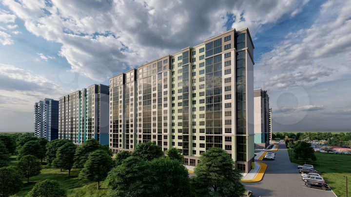 1-к. квартира, 43,8 м², 3/17 эт.