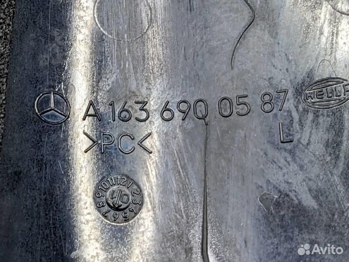 Накладки задних стоек w163 ML-class 612.963 11