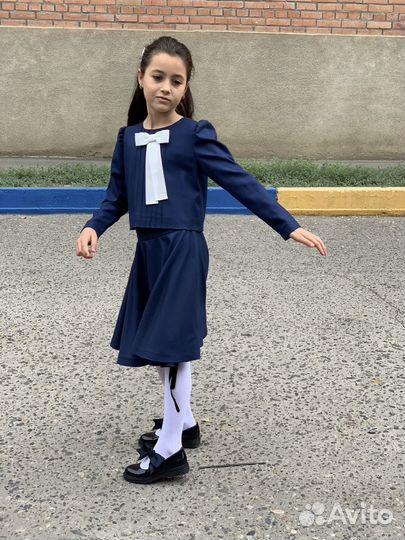 Школьная форма для девочки 134 темно синяя