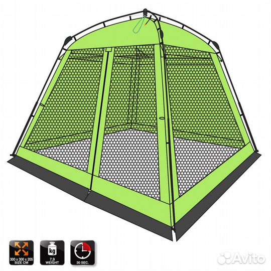 Тент-шатер автомат. Norfin torino NF