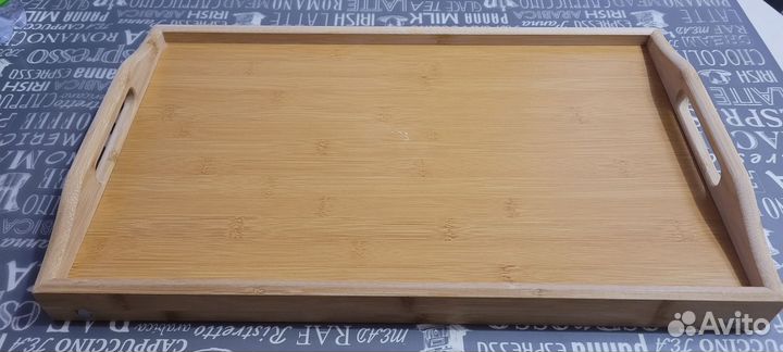 Поднос столик деревянный с ножками