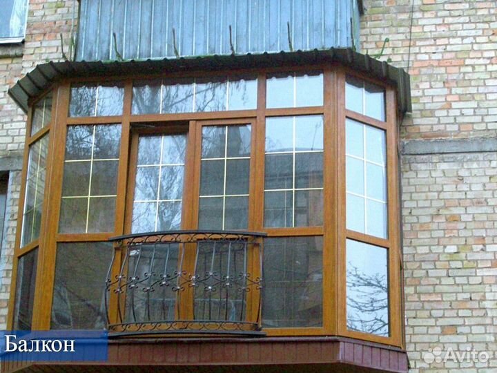 Балкон французский под дерево