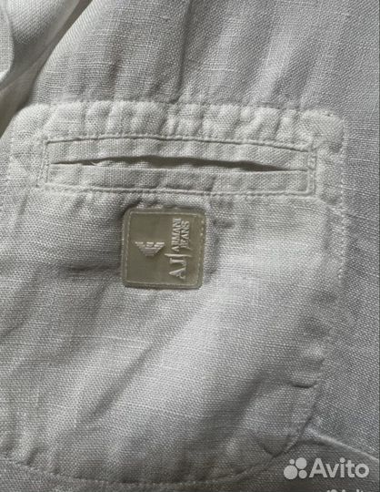 Рубашка женская лён Armani Jeans Италия