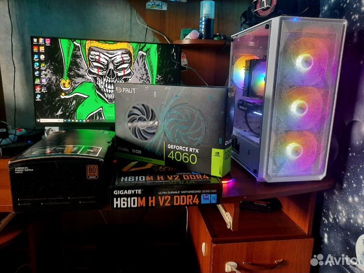Игровой компьютер rtx 4060 intеl corе i5 12400f