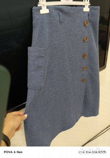 Юбка зимняя теплая новая длинная 46-48