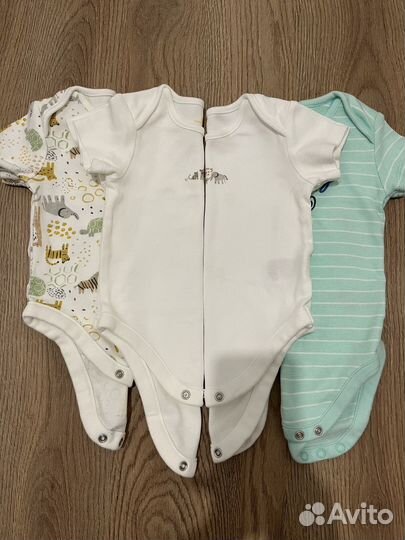 Боди и слипы пакетом mothercare 80