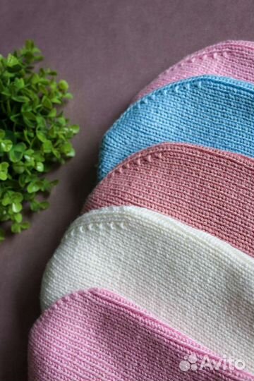 Шапка вязаная бини