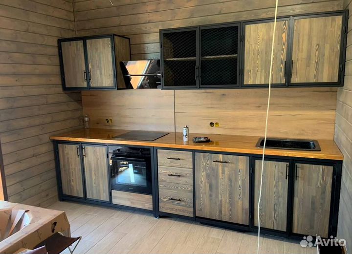 Кухня в стиле лофт