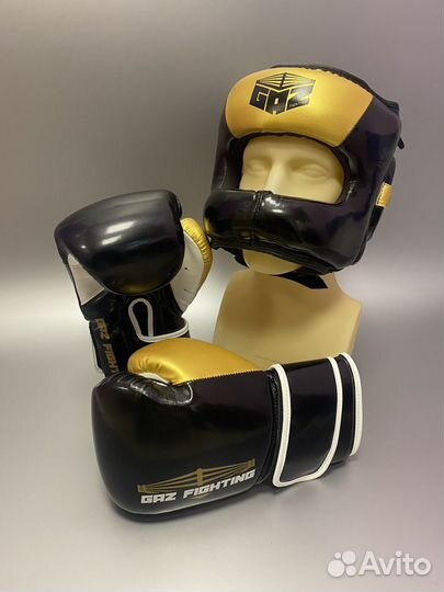 Бамперный шлем боксерские перчатки Gaz Fighting