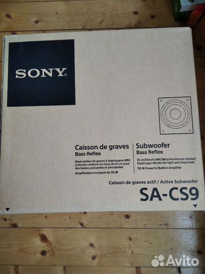 Сабвуфер Sony SA-CS9