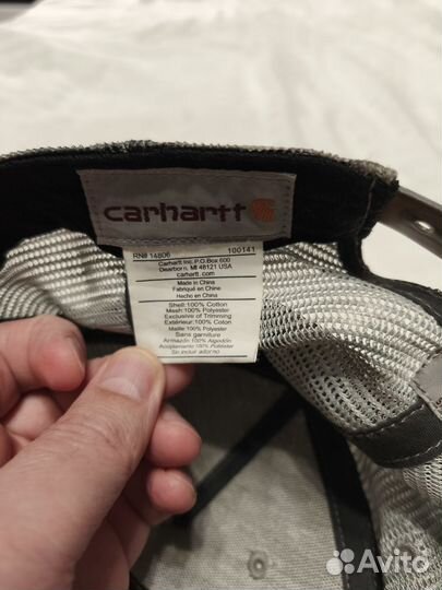 Кепка бейсболка Carhartt