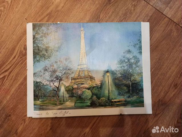 Картина Эфелева башня из Парижа