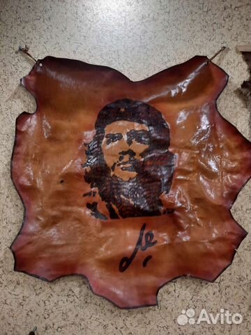 Картина из кожи