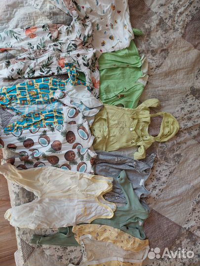 Вещи пакетом для мальчика от 0 до года