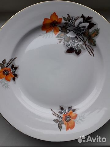 Тарелки Дулевский фарфор СССР большие глубокие