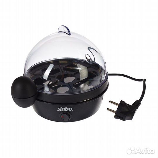 Яйцеварка Sinbo SEB 5803, черная, новая