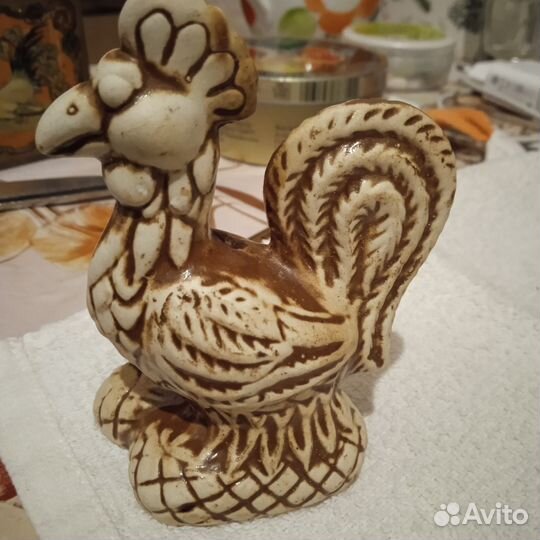 Статуэтка петух керамическая