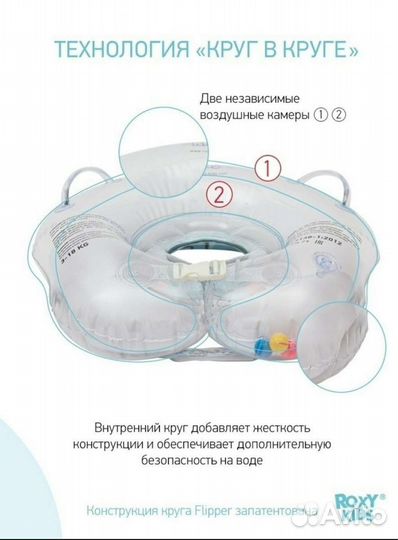 Круг на шею для купания малышей