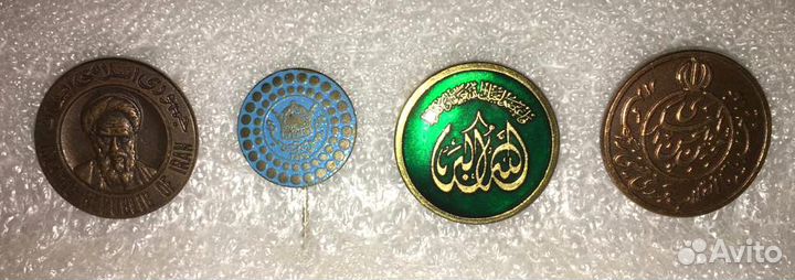 4 винтажных знака Ирана / редкие оригиналы