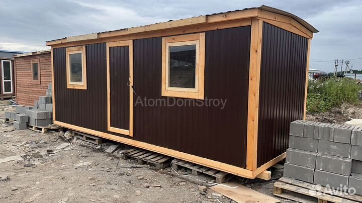 Новые деревянные бытовки