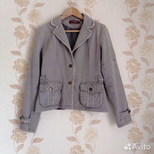 Куртка пиджак джинсовая 46рр
