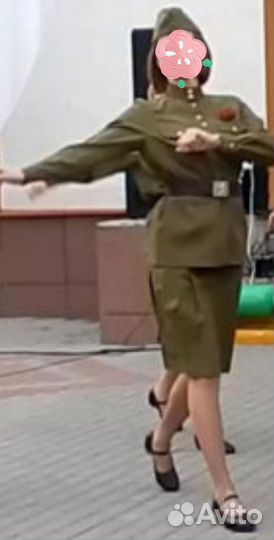 Военный костюм женский