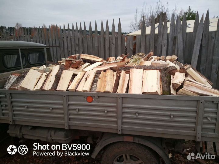 Дрова колотые с доставкой берёза осина
