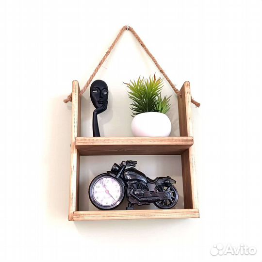 Полка настенная деревянная