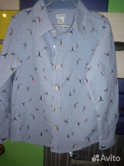 Рубашка Carter's 6 лет Новая