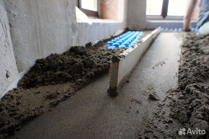 Полусухая Стяжка пола