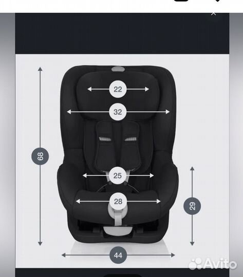 Автокресло britax romer 9-18 кг