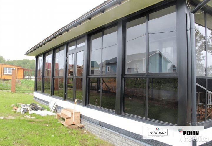 Портальное остекление / Алюминиевые окна